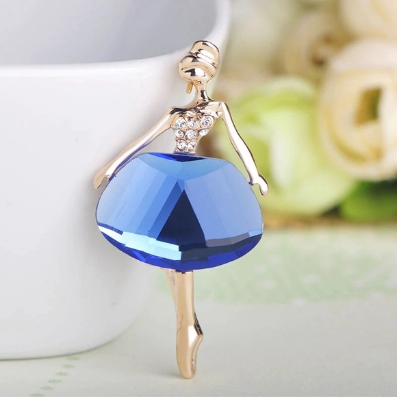 Vazira Queen Jewelry - Elegant Girl Brooch